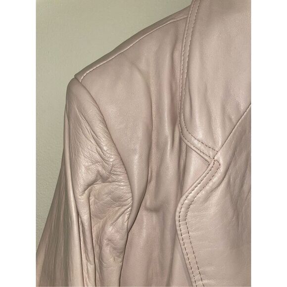 Vintage j Percy for Marvin Richard’s blush pink leather jacket size medium - Picture 5 of 15